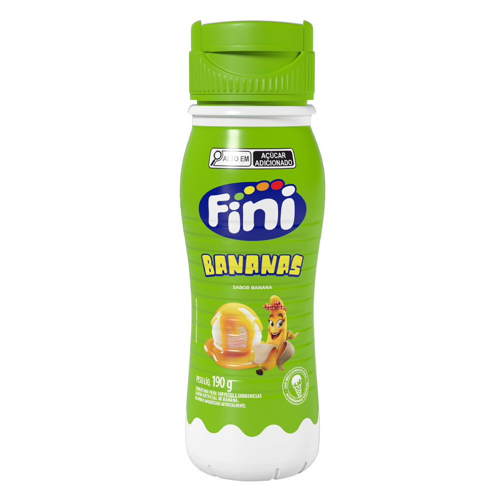 Calda Para Sorvete Banana 190g - Fini